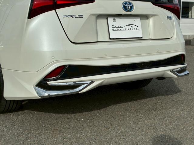 プリウス Sツーリングセレクション 純正ナビ モデリスタエアロ(F/S/R) 社外19インチアルミホイール トヨタセーフティセンス レーダークルーズコントロール バックカメラ Bluetooth接続 ドライブレコーダー シートヒーター(29枚目)