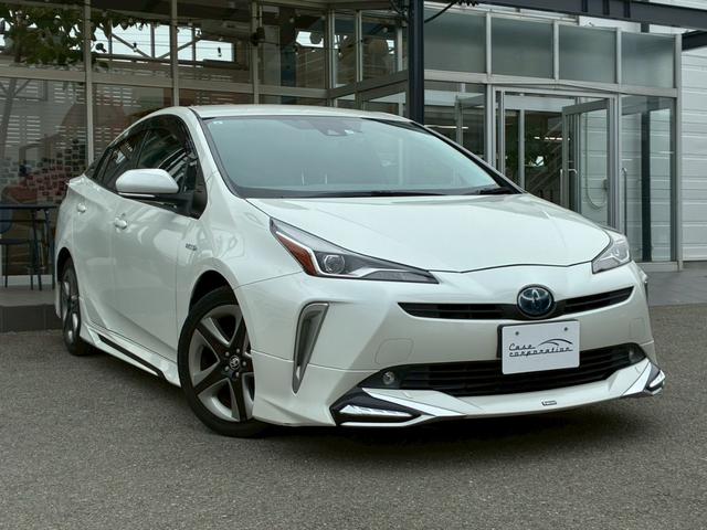 プリウス Sツーリングセレクション 7インチナビ モデリスタエアロ(F.S.R) シートヒーター ベンチレーション バックカメラ 純正17インチAW LEDヘッドライト 黒革シート セーフティーセンス スマートキー Bluetooth(11枚目)