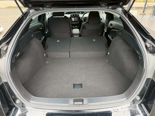 プリウス A サンルーフ モデリスタエアロICONIC モデリスタメッキガーニッシュ 社外18インチアルミホイール 純正ナビ バックカメラ ブラインドスポットモニター ヘッドアップディスプレイ フルセグTV ETC(80枚目)