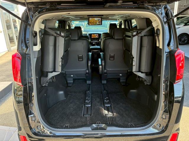 アルファード 2.5S Cパッケージ サンルーフ モデリスタエアロ(F.S.R) デジタルインナーミラー 純正フリップダウンモニター ディスプレイオーディオ 3眼LEDヘッドライト 18インチAW BSM シートヒーター ベンチレーション(80枚目)