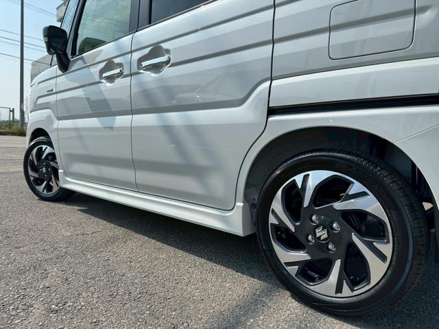 スペーシアカスタム ハイブリッドXSターボ 白黒ツートンカラー ハイブリッドXSターボ 両側パワースライドドア 全方位モニター 純正9インチナビ TV セーフティサポート 15AW スマートキーハーフレザーシート ステアリングヒーターHUD(32枚目)