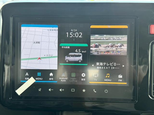 スペーシアカスタム ハイブリッドXSターボ 白黒ツートンカラー ハイブリッドXSターボ 両側パワースライドドア 全方位モニター 純正9インチナビ TV セーフティサポート 15AW スマートキーハーフレザーシート ステアリングヒーターHUD(50枚目)
