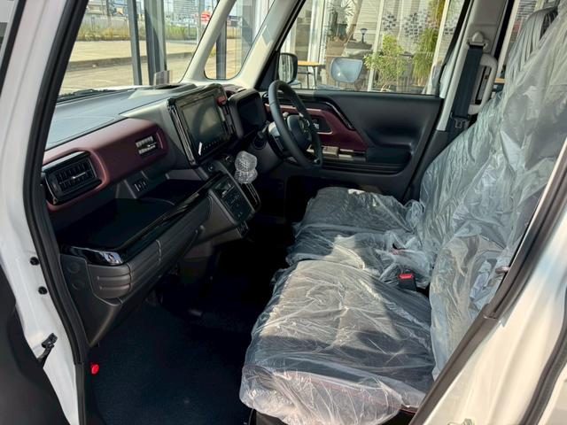 スペーシアカスタム ハイブリッドＸＳターボ　白黒ツートンカラー　ハイブリッドＸＳターボ　両側パワースライドドア　全方位モニター　純正９インチナビ　　ＴＶ　　セーフティサポート　１５ＡＷ　スマートキーハーフレザーシート　ステアリングヒーターＨＵＤ（44枚目）