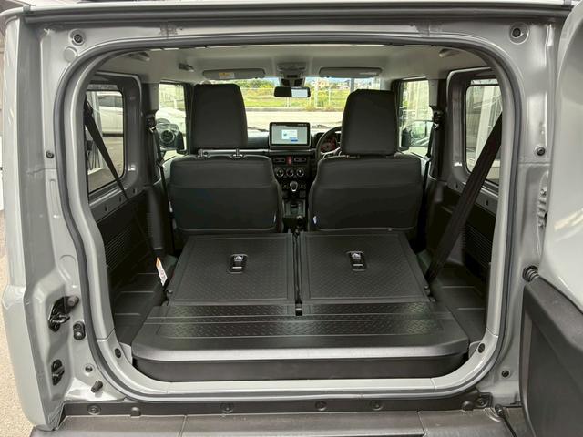 ジムニー XC 10インチフローティングマルチオーディオ 黒レザーシートカバー 1.5インチリフトアップ グリルガード LEDフォグライト リアダラー オーバーフェンダー 16インチAW ルーフラック シートヒーター(64枚目)