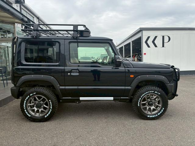 ジムニー XC 10インチフローティングオーディオ GI☆GEAR大型グリルガード GI☆GEARLEDフォグ GI☆GEARルーブラック GI☆GEAR1.5インチリフトアップキット オープンカントリータイヤ(23枚目)