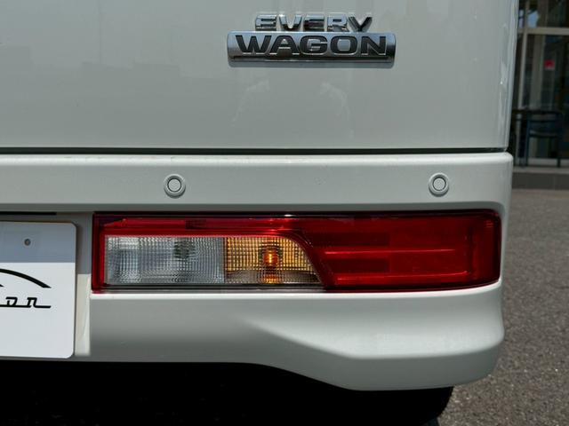 エブリイワゴン PZターボスペシャル ハイルーフ 届出済未使用車 ディスプレイオーディオ バックカメラ 両側電動スライドドア シートヒーター 片側電動ステップ LEDヘッドライト 車線逸脱警報 衝突被害軽減システム 純正14インチアルミ(25枚目)