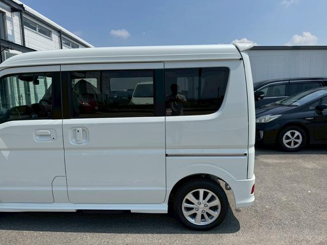 エブリイワゴン PZターボスペシャル ハイルーフ 届出済未使用車 ディスプレイオーディオ バックカメラ 両側電動スライドドア シートヒーター 片側電動ステップ LEDヘッドライト 車線逸脱警報 衝突被害軽減システム 純正14インチアルミ(33枚目)