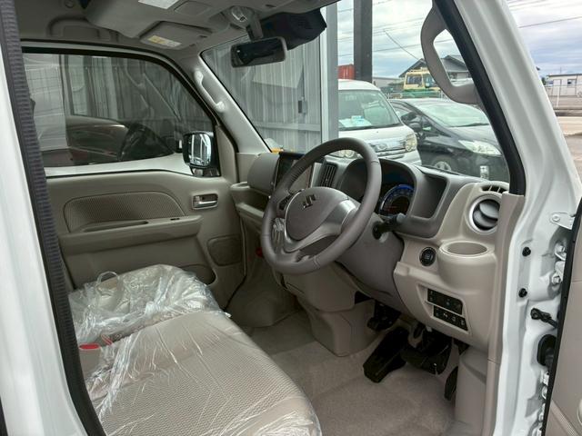 エブリイワゴン PZターボスペシャル ハイルーフ 届出済未使用車 ディスプレイオーディオ バックカメラ 両側電動スライドドア シートヒーター 片側電動ステップ LEDヘッドライト 車線逸脱警報 衝突被害軽減システム 純正14インチアルミ(38枚目)