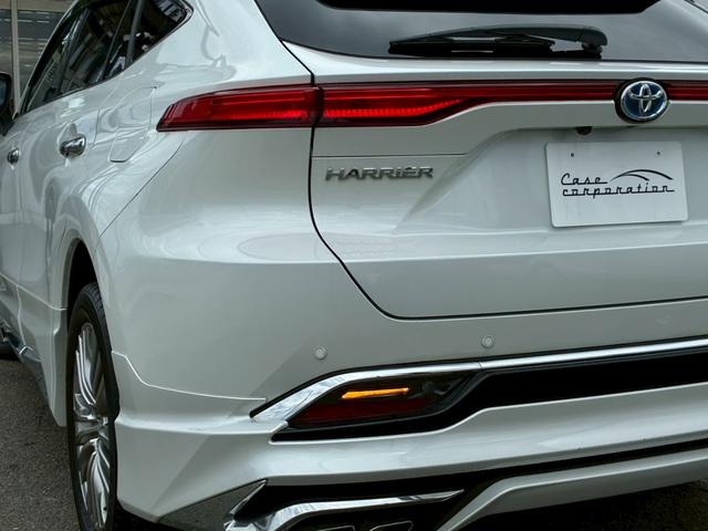 ハリアーハイブリッド Ｚ　純正ナビ　モデリスタエアロ（Ｆ．Ｓ．Ｒ）　ＪＢＬサウンドシステム　デジタルインナーミラー　パノラミックビューモニター　　ＨＵＤ　ハーフレザーシート　　パワーバックドア　ＢＳＭ　トヨタセーフティーセンス（33枚目）