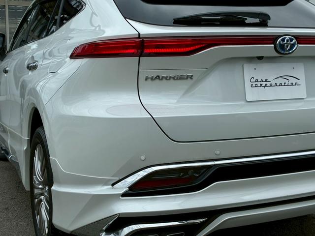 ハリアーハイブリッド Ｚ　純正ナビ　モデリスタエアロ（Ｆ．Ｓ．Ｒ）　ＪＢＬサウンドシステム　デジタルインナーミラー　パノラミックビューモニター　　ＨＵＤ　ハーフレザーシート　　パワーバックドア　ＢＳＭ　トヨタセーフティーセンス（34枚目）