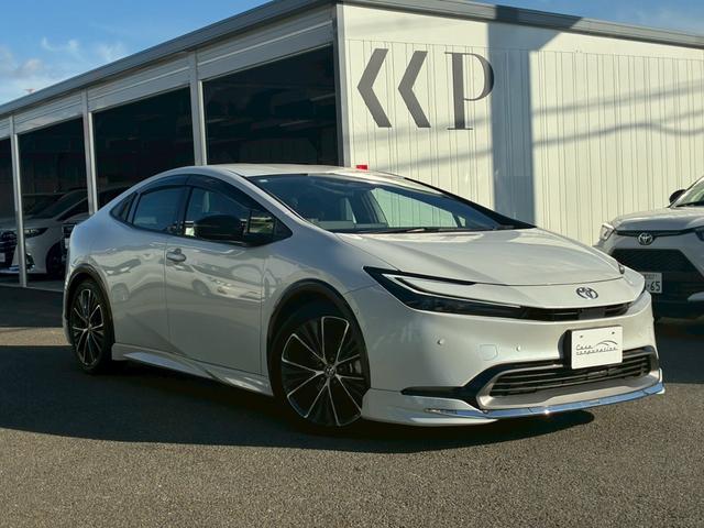 プリウス Z モデリスタエアロ(F/S/R) デジタルインナーミラー 12.3インチナビ ETC2.0 パノラミックビューモニター 純正19インチアルミホイール トヨタセーフティセンス BSM シートヒーター(10枚目)