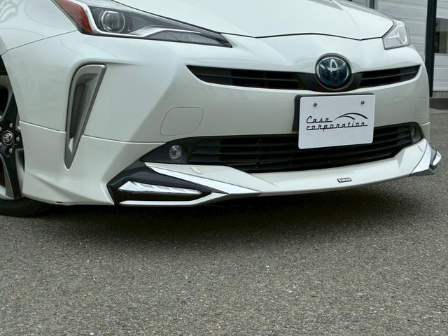 プリウス Sツーリングセレクション 7インチナビ モデリスタエアロ(F.S.R) シートヒーター ベンチレーション バックカメラ 純正17インチAW LEDヘッドライト 黒革シート セーフティーセンス スマートキー Bluetooth(13枚目)