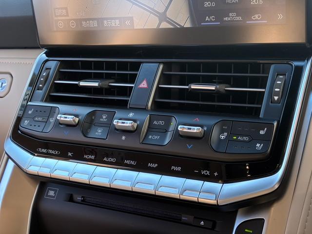 ランドクルーザー ZX サンルーフ モデリスタエアロ(F/R/) 7人乗 JBLサウンド リアエンターテインメント クールBOX 電動デフロック 空気圧センサー ルーフレール デジタルミラー ベージュ革シート クールBOX(53枚目)