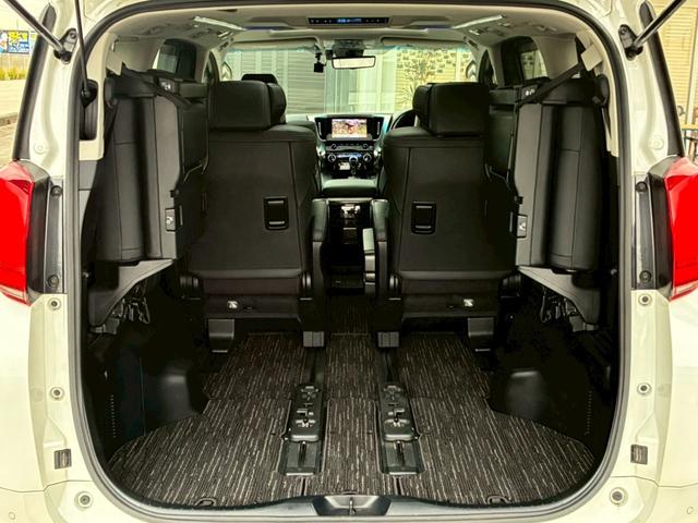 アルファード 2.5S Cパッケージ ツインムーンルーフ TRDエアロ(F/S/R) デジタルインナーミラー 純正ディスプレイオーディオ フリップダウンモニター 3眼LEDヘッドライト シーケンシャルウインカー シートヒータークーラー(80枚目)