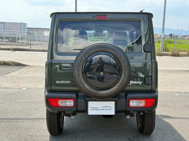 ジムニー ＸＣ　４ＷＤ　オートマチック　純正１６インチアルミホイール　ＬＥＤヘッドライト　フロントフォグランプ　運転席／助手席シートヒーター　スマートキー　プッシュボタンスタート　背面スペアタイヤ　電動格納ドアミラー（9枚目）