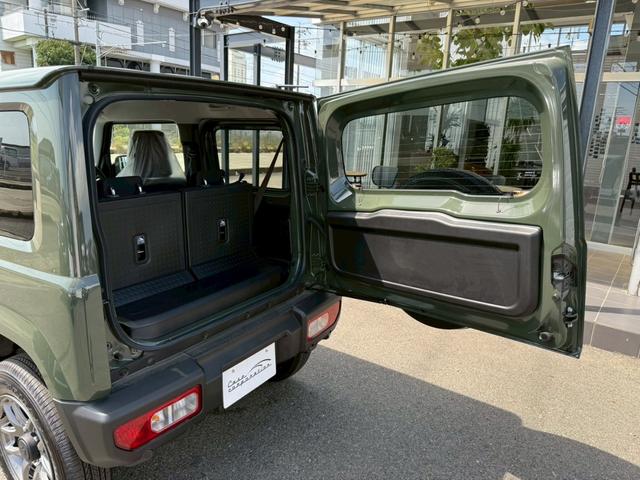 ジムニー ＸＣ　４ＷＤ　オートマチック　純正１６インチアルミホイール　ＬＥＤヘッドライト　フロントフォグランプ　運転席／助手席シートヒーター　スマートキー　プッシュボタンスタート　背面スペアタイヤ　電動格納ドアミラー（71枚目）