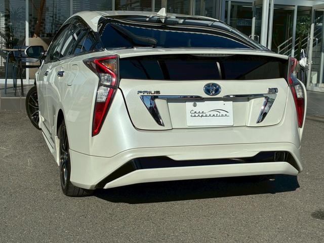 プリウス Ｓツーリングセレクション　モデリスタエアロ（Ｆ．Ｓ．Ｒ）　純正９インチナビ　黒レザーシート　社外１７インチＡＷ　シートヒーター　ベンチレーション　フルセグＴＶ　ＥＴＣ　バックモニター　　　　ＬＥＤヘッドライト　ＡＣ１００Ｖ（27枚目）