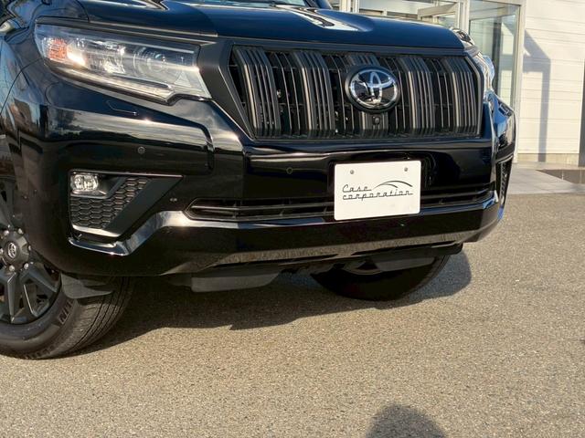 ランドクルーザープラド TX Lパッケージ マットブラックエディション パノラミックビューモニター 9型ディスプレイオーディオ BSM シートヒーター クリアランスソナー 黒レザーシート レダークルーズコントロール ルーフレール パワーシート LEDヘッドライト ETC(13枚目)