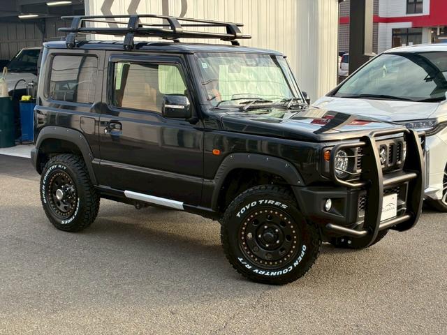 ジムニー XC GI GEARジーアイギアオフロード(グリル 1.5インチリフトアップ オーバーフェンダー ルーフラック ブラウンレザーシートカバー) 16インチAW 10インチディスプレイオーディオ シートヒーター(9枚目)