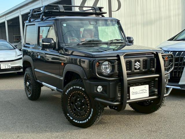 ジムニー XC GI GEARジーアイギアオフロード(グリル 1.5インチリフトアップ オーバーフェンダー ルーフラック ブラウンレザーシートカバー) 16インチAW 10インチディスプレイオーディオ シートヒーター(10枚目)