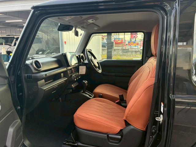 ジムニー XC GI GEARジーアイギアオフロード(グリル 1.5インチリフトアップ オーバーフェンダー ルーフラック ブラウンレザーシートカバー) 16インチAW 10インチディスプレイオーディオ シートヒーター(41枚目)