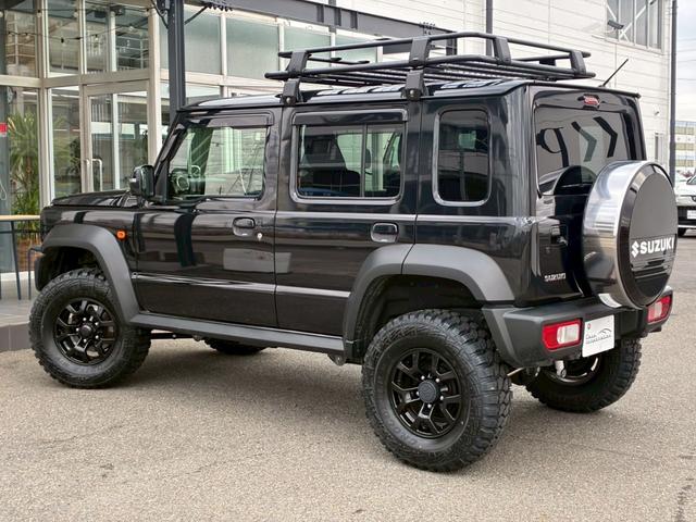 ジムニーノマド ＦＣ　ジーアイギアカスタム　３インチリフトアップ　ＳＵＺＵＫＩレターグリル　ルーフラック　スペアタイヤカバー　１０インチマルチオーディオ　レーダークルーズコントロール　パーキングセンサー（27枚目）