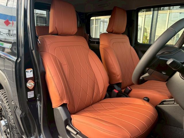 ジムニー ＸＣ　ＧＩ　ＧＥＡＲジーアイギアオフロード（グリル　１．５インチリフトアップ　オーバーフェンダー　ルーフラック　ブラウンレザーシートカバー）　１６インチＡＷ　１０インチディスプレイオーディオ　シートヒーター（59枚目）