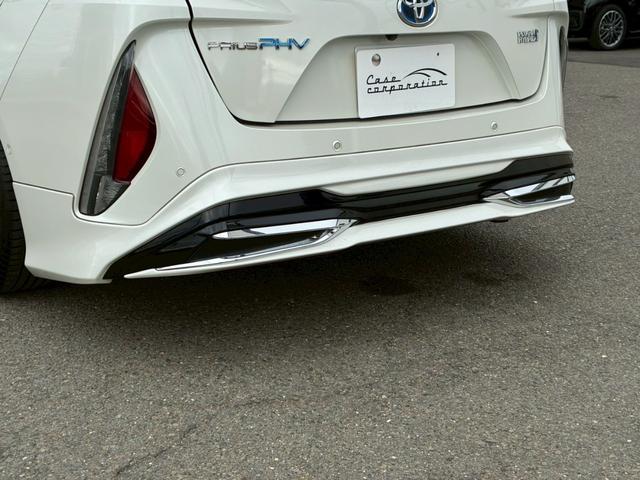 プリウスＰＨＶ Ｓセーフティプラス　モデリスタエアロ（Ｆ．Ｓ．Ｒ）　カロッツェリア８インチナビ　社外１８インチＡＷ　シートヒーター　ステアリングヒーター　フルセグＴＶ　ローダウン　３眼ＬＥＤヘッドライト　バックカメラ　ＥＴＣ（30枚目）