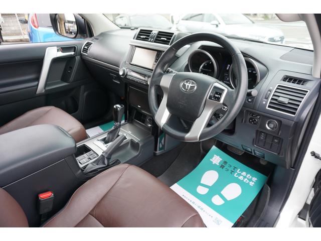 ランドクルーザープラド ＴＸ　Ｌパッケージ・Ｇ－フロンティア　ユーザー様買取直販車両・ワンオーナー・禁煙車・サンルーフ・ＬＥＤヘッドライト・ルーフレール・茶革シート＆ヒーター・７人乗り・Ｐａｎａｓｏｎｉｃ製メモリーナビ・バックカメラ・クルーズコントロール・ＥＴＣ（40枚目）