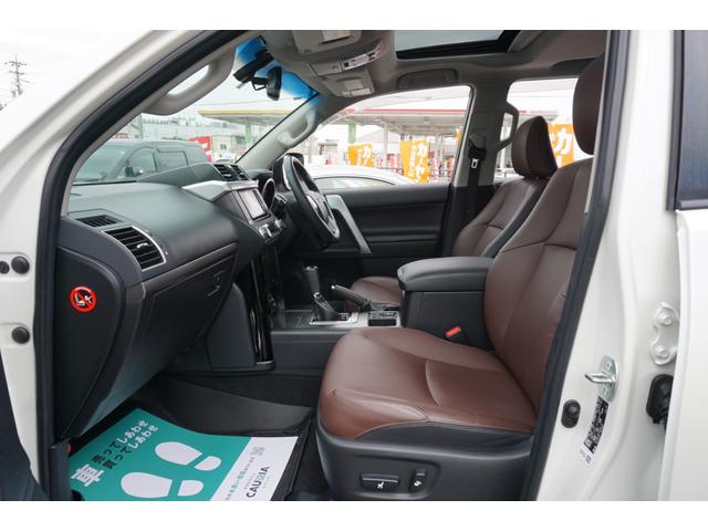 ランドクルーザープラド ＴＸ　Ｌパッケージ・Ｇ－フロンティア　ユーザー様買取直販車両・ワンオーナー・禁煙車・サンルーフ・ＬＥＤヘッドライト・ルーフレール・茶革シート＆ヒーター・７人乗り・Ｐａｎａｓｏｎｉｃ製メモリーナビ・バックカメラ・クルーズコントロール・ＥＴＣ（55枚目）