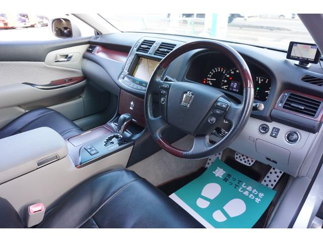 クラウン ロイヤルサルーン ユーザー様買取直販車両・TEIN車高調・純正HDDナビ・バックカメラ・フルセグTV・ウッドコンビハンドル・クルーズコントロール・黒革調シートカバー・パワーシート・全ドアイージークローザー・ETC(41枚目)