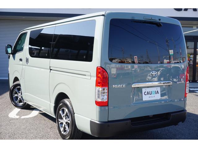 ハイエースバン ロングスーパーＧＬ　ユーザー様買取直販車両・ワンオーナー・禁煙車・ＴＲＤエアロ・両側電動スライドドア・ＬＥＤヘッドライト・ＡＬＰＩＮＥメモリーナビ・バックカメラ・デジタルインナーミラー・ＥＴＣ・１００Ｖ電源（6枚目）