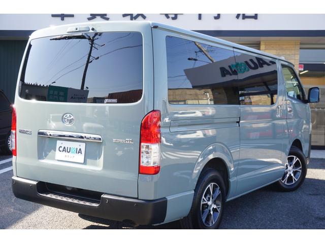 ハイエースバン ロングスーパーＧＬ　ユーザー様買取直販車両・ワンオーナー・禁煙車・ＴＲＤエアロ・両側電動スライドドア・ＬＥＤヘッドライト・ＡＬＰＩＮＥメモリーナビ・バックカメラ・デジタルインナーミラー・ＥＴＣ・１００Ｖ電源（8枚目）