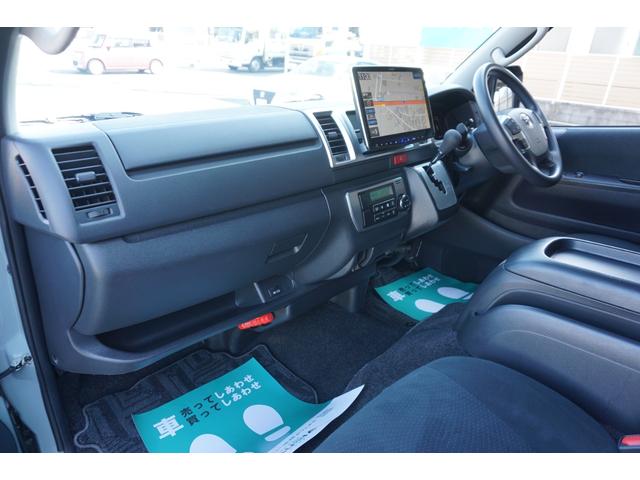 ハイエースバン ロングスーパーＧＬ　ユーザー様買取直販車両・ワンオーナー・禁煙車・ＴＲＤエアロ・両側電動スライドドア・ＬＥＤヘッドライト・ＡＬＰＩＮＥメモリーナビ・バックカメラ・デジタルインナーミラー・ＥＴＣ・１００Ｖ電源（16枚目）