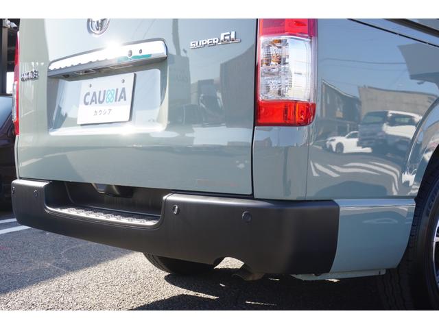 ハイエースバン ロングスーパーＧＬ　ユーザー様買取直販車両・ワンオーナー・禁煙車・ＴＲＤエアロ・両側電動スライドドア・ＬＥＤヘッドライト・ＡＬＰＩＮＥメモリーナビ・バックカメラ・デジタルインナーミラー・ＥＴＣ・１００Ｖ電源（40枚目）