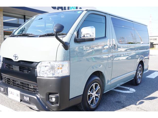 ハイエースバン ロングスーパーＧＬ　ユーザー様買取直販車両・ワンオーナー・禁煙車・ＴＲＤエアロ・両側電動スライドドア・ＬＥＤヘッドライト・ＡＬＰＩＮＥメモリーナビ・バックカメラ・デジタルインナーミラー・ＥＴＣ・１００Ｖ電源（75枚目）