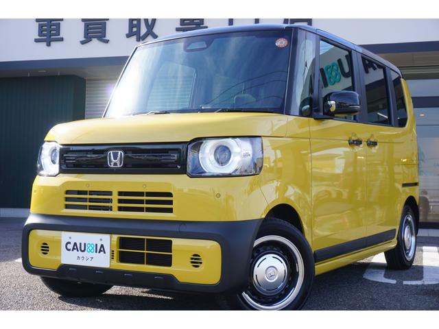 Ｎ－ＢＯＸジョイ ターボ　ユーザー様買取直販車・ワンオーナー・禁煙車・２トーン・両側パワースライドドア・ＬＥＤヘッドライト・純正メモリーナビ・マルチビュー（全方位）カメラ・フルセグＴＶ・ホンダセンシング・シートヒーター・ＥＴＣ（7枚目）