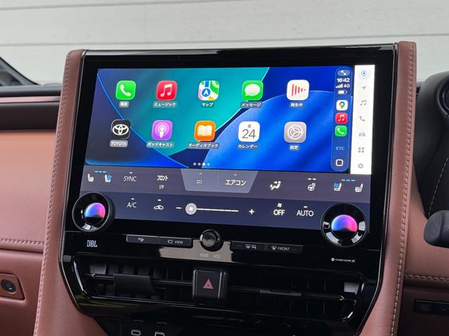 ヴェルファイア Z プレミア 内装ブラウン 14インチコネクトナビ リヤエンターテイメント JBLプレミアムサウンド 左右独立ムーンルーフ デジタルミラー ユニバーサルステップ ヘッドアップディスプレイ チームメイト 純正19AW(41枚目)