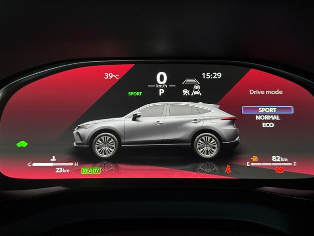 ハリアーハイブリッド Ｚ　レザーパッケージ・ナイトシェード　特別仕様車　１２．３型ＪＢＬコネクトナビ　　調光パノラマルーフ　デジタルミラー　ヘッドアップディスプレイ　シートヒーター＆クーラー　シートメモリー　ＰＶＭ　ＢＳＭ　ＡＣ１５００Ｗ　置充電　純正１９ＡＷ（43枚目）