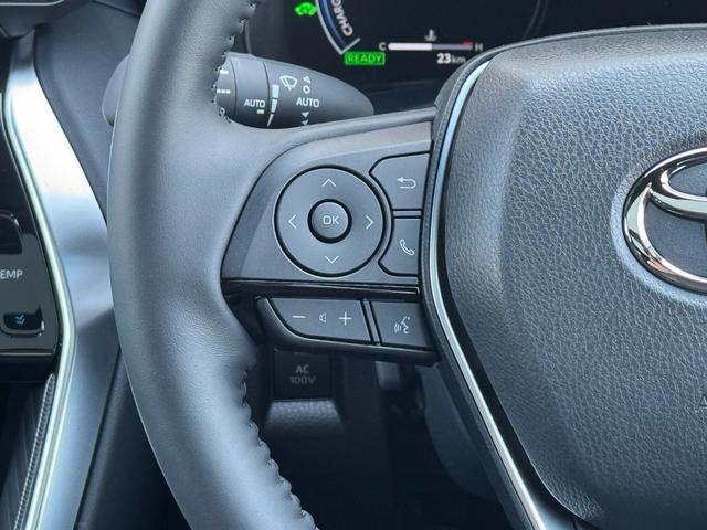 ハリアーハイブリッド Ｚ　レザーパッケージ・ナイトシェード　特別仕様車　１２．３型ＪＢＬコネクトナビ　　調光パノラマルーフ　デジタルミラー　ヘッドアップディスプレイ　シートヒーター＆クーラー　シートメモリー　ＰＶＭ　ＢＳＭ　ＡＣ１５００Ｗ　置充電　純正１９ＡＷ（45枚目）