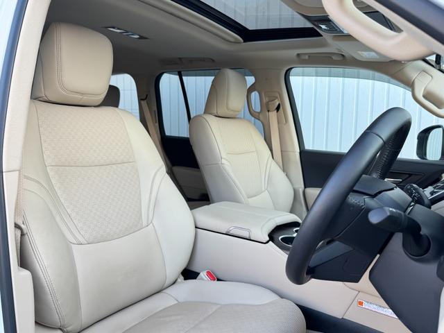 ランドクルーザー ZX 内装ベージュ モデリスタエアロ 12.3型JBLサウンドナビ クールボックス 寒冷地仕様 電動デフロック ルーフレールブラック 空気圧センサー ヒッチメンバー CD/DVD AC100V 純正20AW(37枚目)