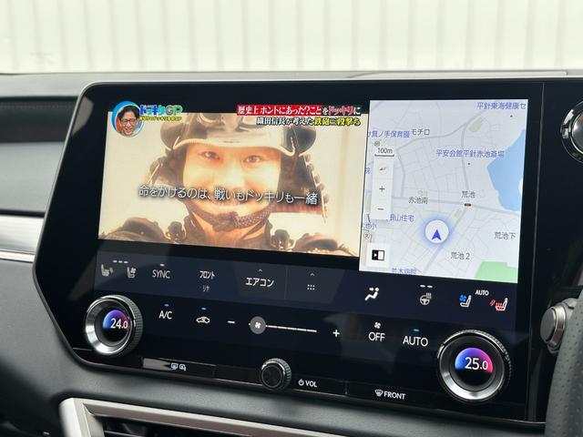 RX RX350 Fスポーツ 改モデル 内装レッド 14型コネクトナビ パノラマルーフ デジタルインナーミラー オレンジキャリパー 輻射ヒーター 電動リクライニング シートヒーター&クーラー ドラレコ前後 寒冷地仕様 純正21AW(51枚目)