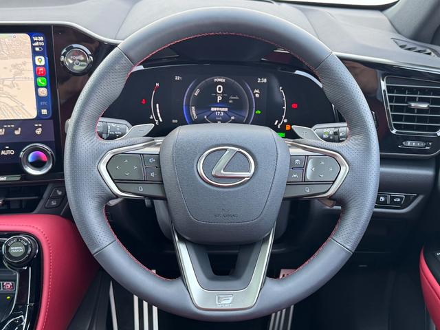 NX NX350h Fスポーツ 内装レッド オレンジキャリパー パノラマルーフ 14型コネクトナビ 内蔵型ドラレコ前後 デジタルインナーミラー シートクーラー&ヒーター 置くだけ充電 BSM HUD AC100V 純正20インチAW(48枚目)