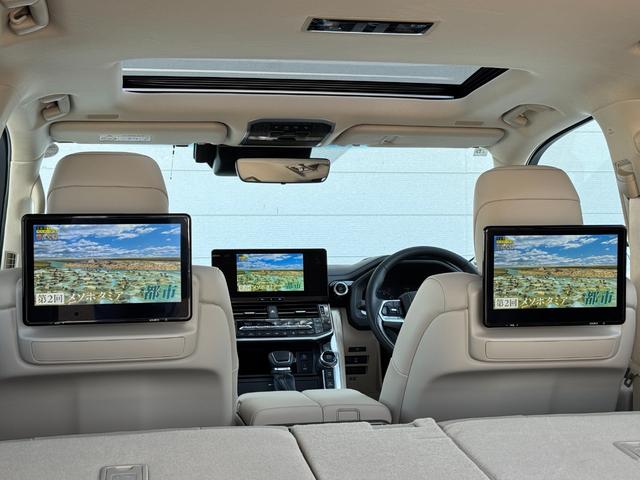 ランドクルーザー ＺＸ　モデリスタエアロ＋リヤスポイラー　１２．３型ＪＢＬコネクトナビ　リヤエンター　クールＢＯＸ　電動リヤデフロック　１２．３ＴＦＴカラーメーター　ブラックルーフレール　電動格納式サードシート　純正１８ＡＷ（36枚目）