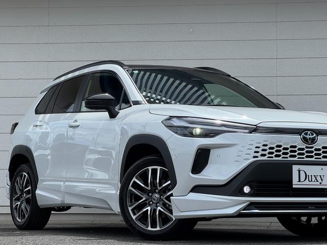 カローラクロス ハイブリッド Z モデリスタエアロ パノラマルーフ パノラミックビューモニター ブラインドスポットモニター アダプティブハイビーム ステアリングヒーター ナノイー シートヒーター&クーラー AC1500W 純正18AW(14枚目)