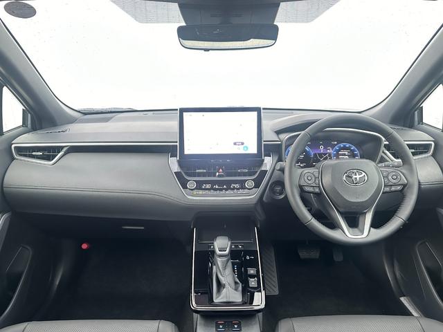 カローラクロス ハイブリッド Z モデリスタエアロ パノラマルーフ パノラミックビューモニター ブラインドスポットモニター アダプティブハイビーム ステアリングヒーター ナノイー シートヒーター&クーラー AC1500W 純正18AW(38枚目)