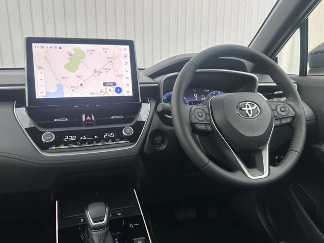 カローラクロス ハイブリッド Z モデリスタエアロ パノラマルーフ パノラミックビューモニター ブラインドスポットモニター アダプティブハイビーム ステアリングヒーター ナノイー シートヒーター&クーラー AC1500W 純正18AW(39枚目)