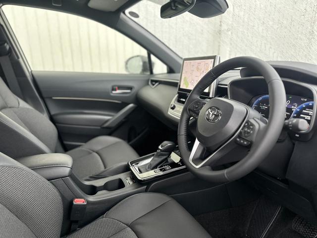 カローラクロス ハイブリッド Z モデリスタエアロ パノラマルーフ パノラミックビューモニター ブラインドスポットモニター アダプティブハイビーム ステアリングヒーター ナノイー シートヒーター&クーラー AC1500W 純正18AW(40枚目)