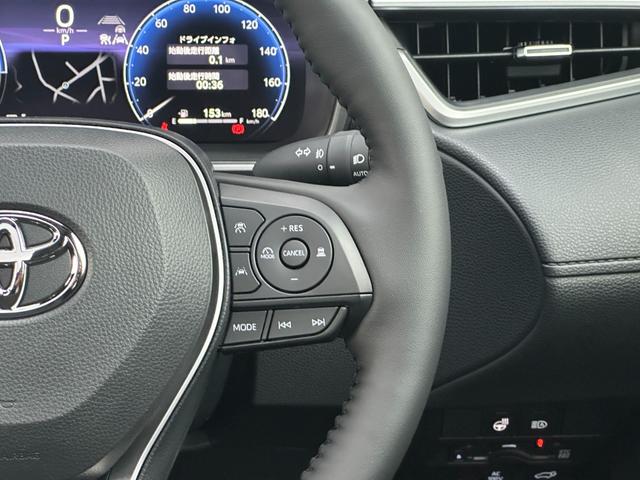 カローラクロス ハイブリッド Z モデリスタエアロ パノラマルーフ パノラミックビューモニター ブラインドスポットモニター アダプティブハイビーム ステアリングヒーター ナノイー シートヒーター&クーラー AC1500W 純正18AW(53枚目)