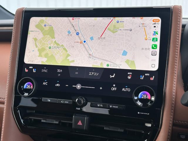 ヴェルファイアハイブリッド Ｚ　プレミア　内装ブラウン　１４型コネクトナビ　デジタルインナーミラー　１３．２型後席モニター　左右独立ムーンルーフ　ヘッドアップディスプレイ　アドバンストドライブ＆パーク　スペアタイヤ　置くだけ充電　純正２０ＡＷ（46枚目）